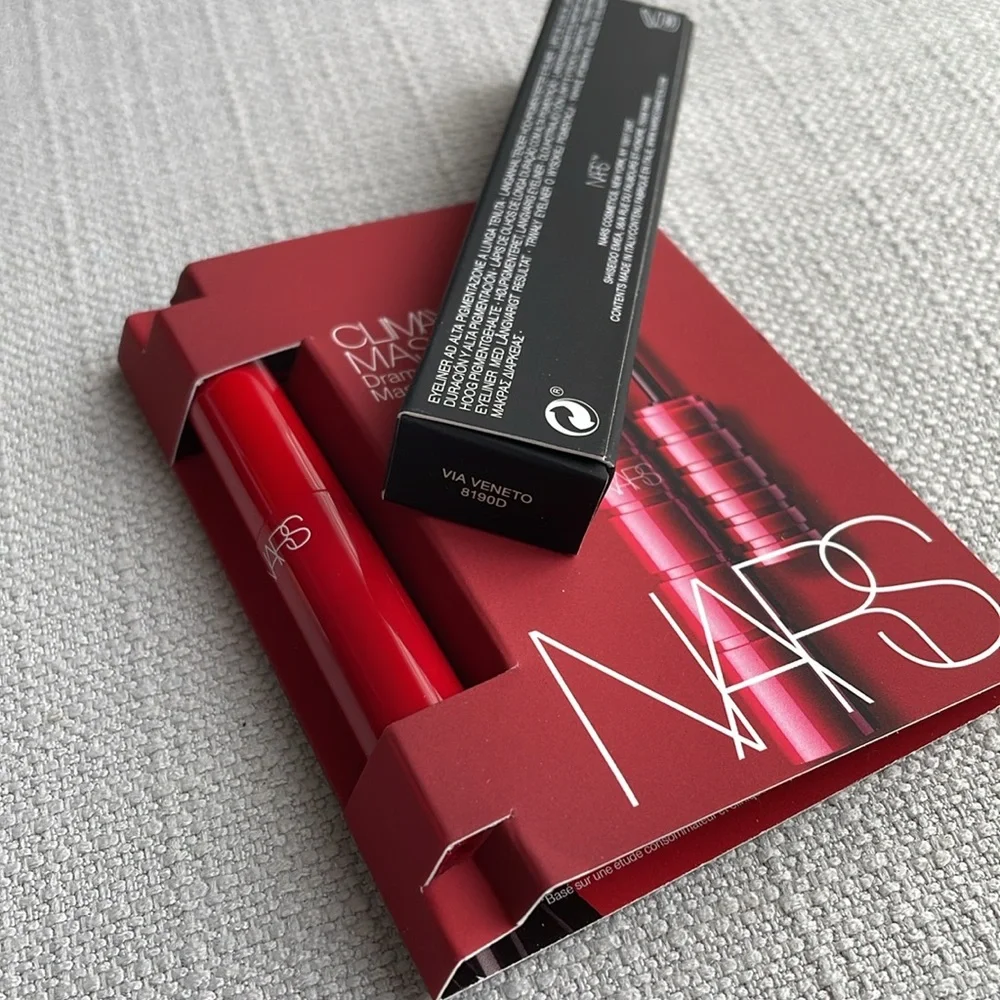 NARS climax mascara + Eyeliner in Via Veneto